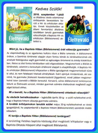 Biblia ismeret szülőknek